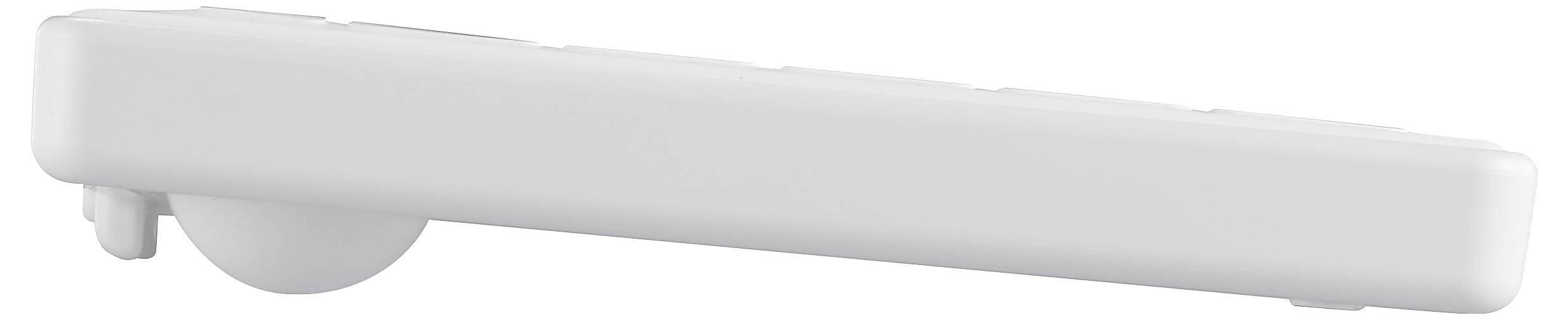 Renkforce RF-WPIK-500 USB Hygiene-Tastatur Deutsch, QWERTZ Weiß Silikonmembran, IP65, Maustasten, Abnehmbares Kabel, Geräuscharme