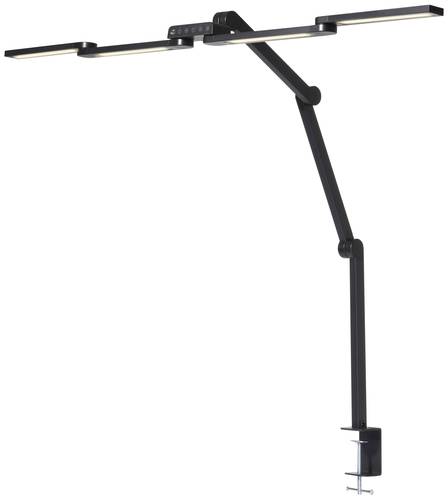 Renkforce RF-6332582 LED-Klemmleuchte LED Schwarz