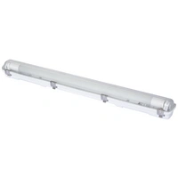 Sygonix LED-Feuchtraum-Wannenleuchte LED-Röhre T8 9W Neutralweiß Grau Sygonix LED-Feuchtraum-Wannenleuchte LED-Röhre T8 9W Neutralweiß Grau