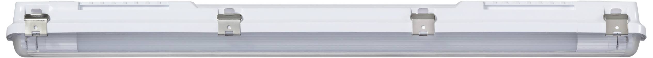 Sygonix LED-Feuchtraum-Wannenleuchte LED-Röhre T8 9W Neutralweiß Grau