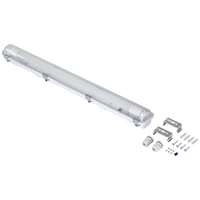 Sygonix LED-Feuchtraum-Wannenleuchte LED-Röhre T8 9W Neutralweiß Grau Sygonix LED-Feuchtraum-Wannenleuchte LED-Röhre T8 9W Neutralweiß Grau