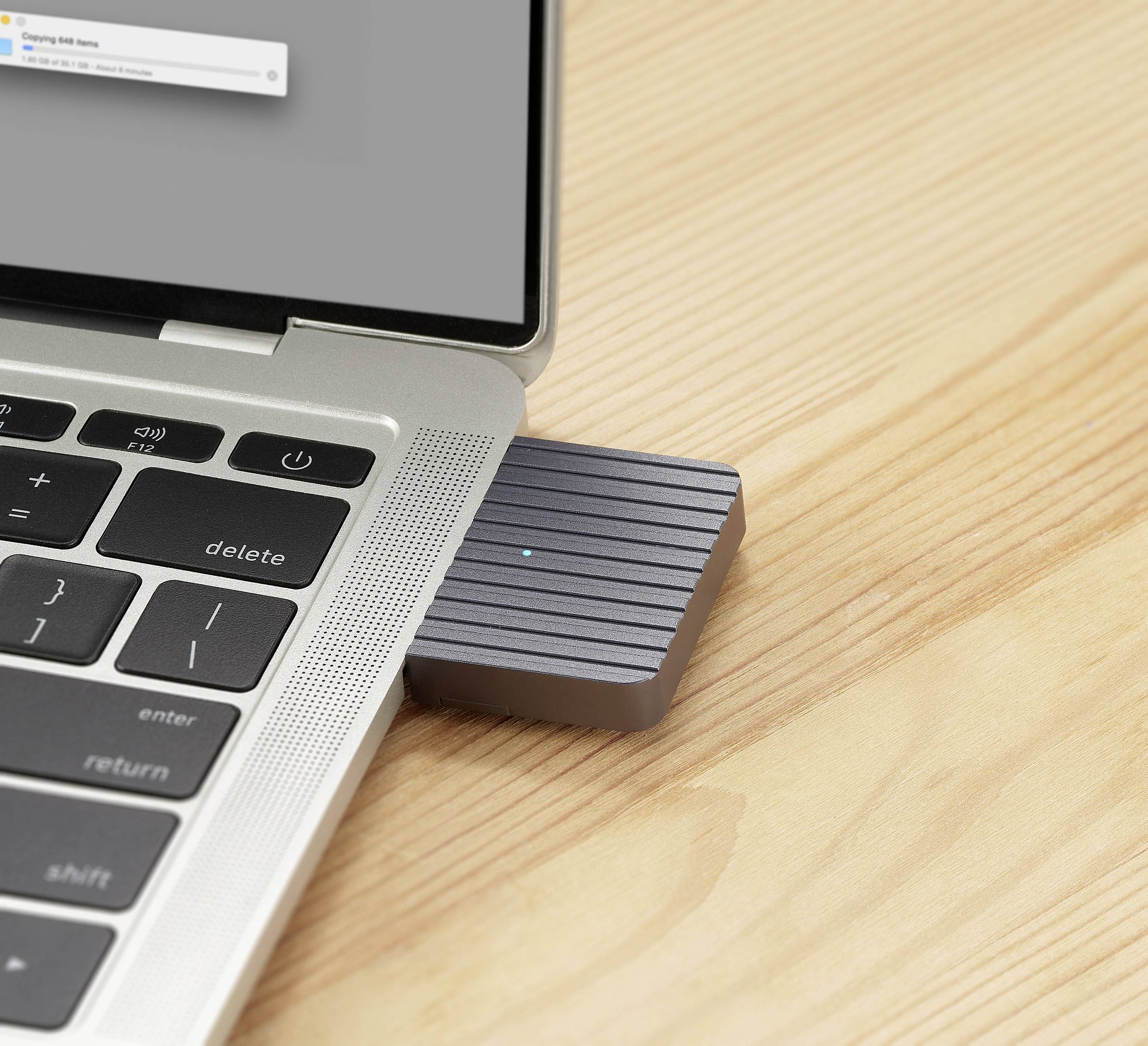 Renkforce RF-HDE-090 M.2 SSD-Gehäuse USB-C® (USB 3.2 Gen 2) 10 GBit/s M.2 PCIe NVMe 2230 RF-6332596