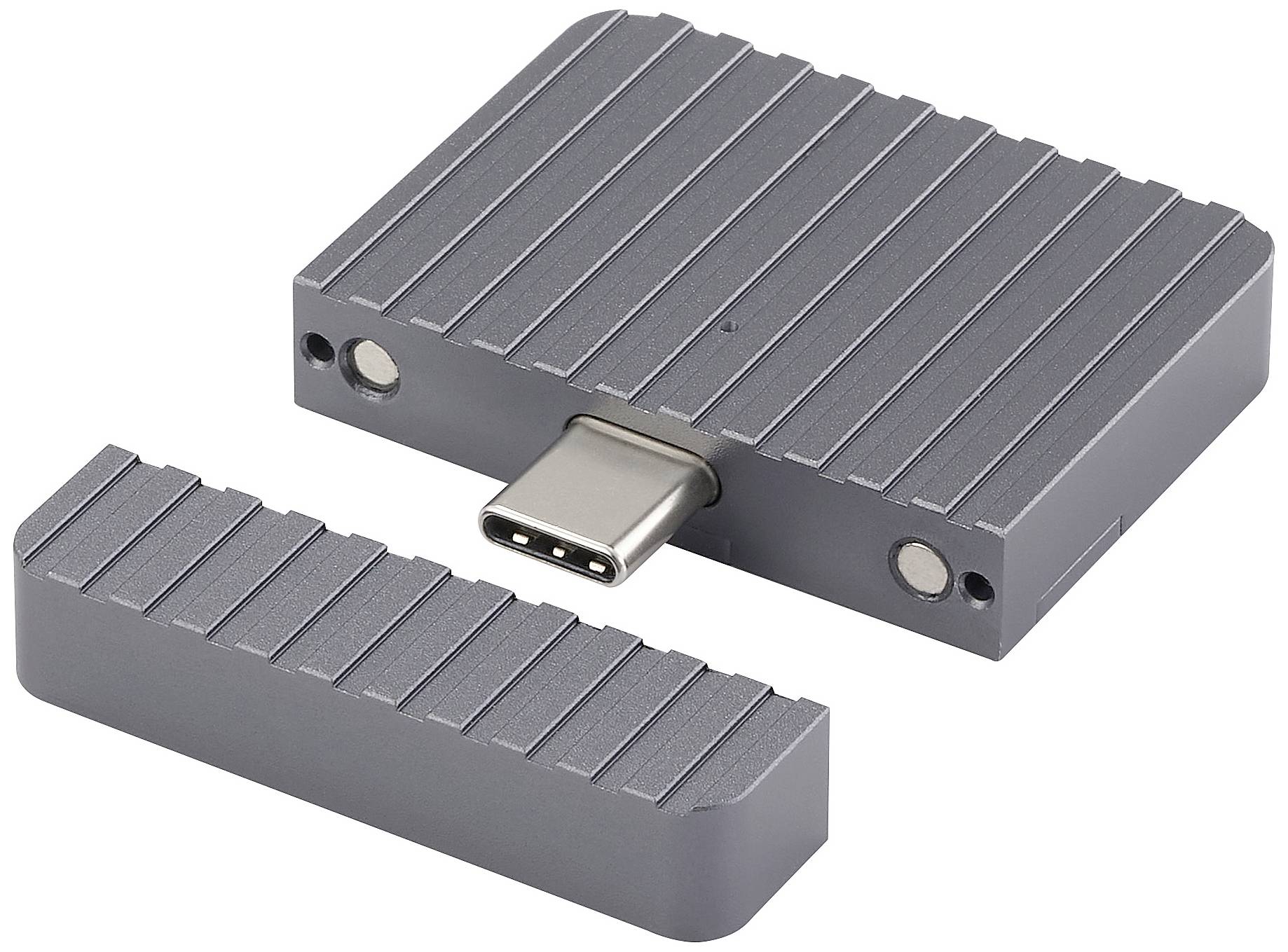 Renkforce RF-HDE-090 M.2 SSD-Gehäuse USB-C® (USB 3.2 Gen 2) 10 GBit/s M.2 PCIe NVMe 2230 RF-6332596