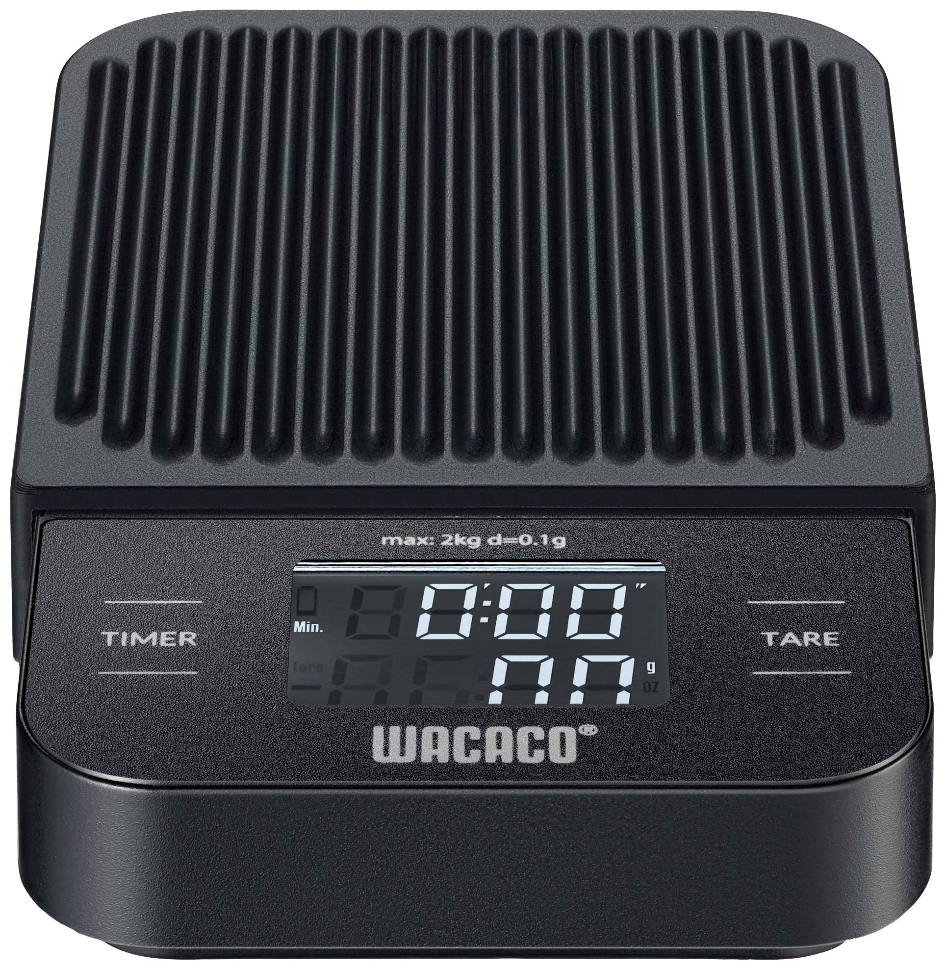Wacaco Picopresso Kaffeewaage in Taschenform Silber, Schwarz