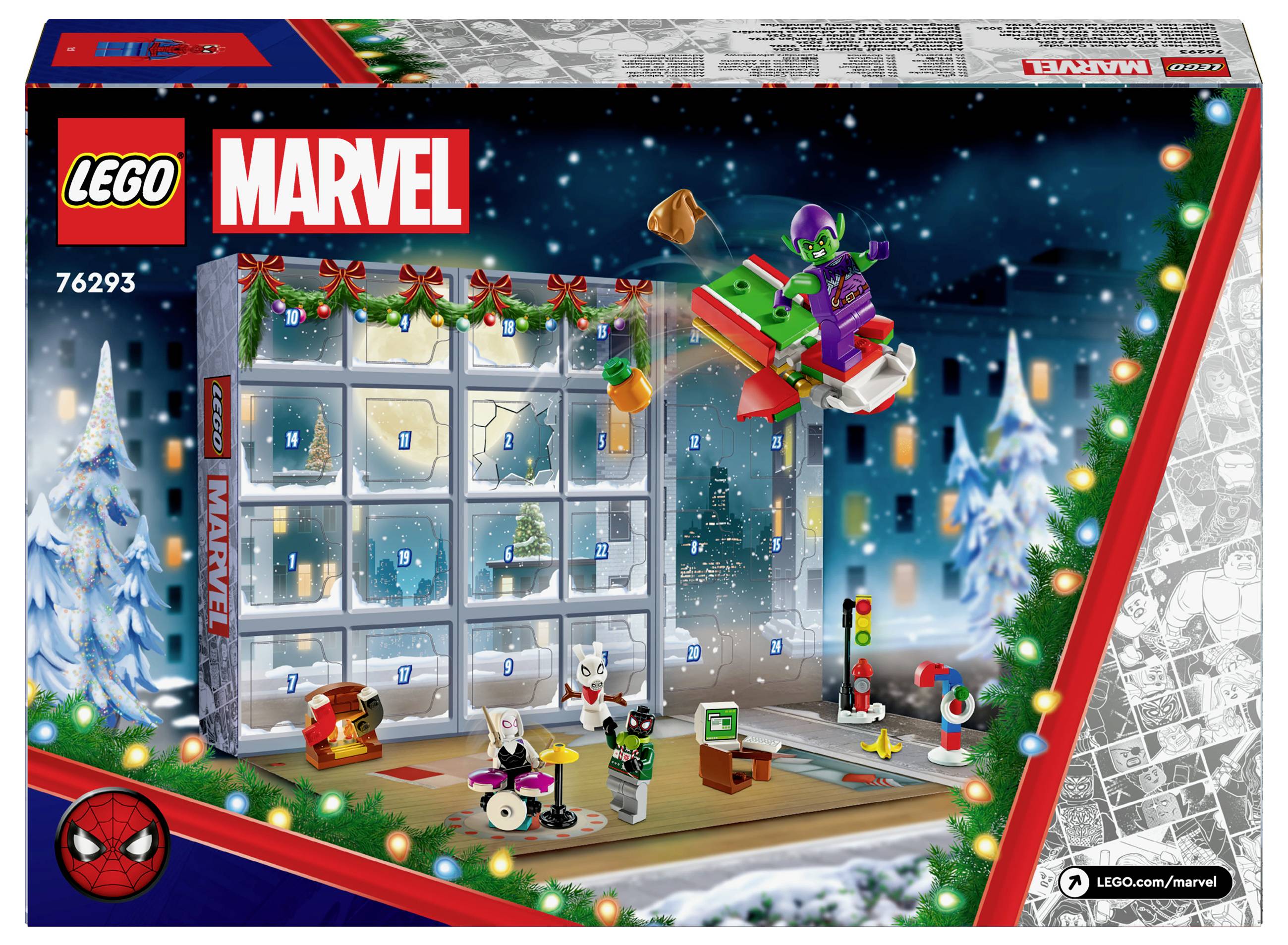 76293 LEGO® MARVEL SUPER HEROES Spider-Man Adventskalender 2024