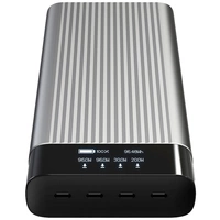 HYPER HyperJuice HJ245B Powerbank 27000 mAh USB-C® Schwarz/Silber HYPER HyperJuice HJ245B Powerbank 27000 mAh USB-C® Schwarz/Silber
