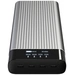 HYPER HyperJuice HJ245B Powerbank 27000 mAh USB-C® Schwarz/Silber HYPER HyperJuice HJ245B Powerbank 27000 mAh USB-C® Schwarz/Silber