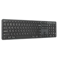 Targus EcoSmart™ Funk, Bluetooth® Tastatur Englisch, QWERTY Schwarz Targus EcoSmart™ Funk, Bluetooth® Tastatur Englisch, QWERTY Schwarz