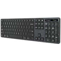 Targus EcoSmart™ Funk, Bluetooth® Tastatur Englisch, QWERTY Schwarz Targus EcoSmart™ Funk, Bluetooth® Tastatur Englisch, QWERTY Schwarz