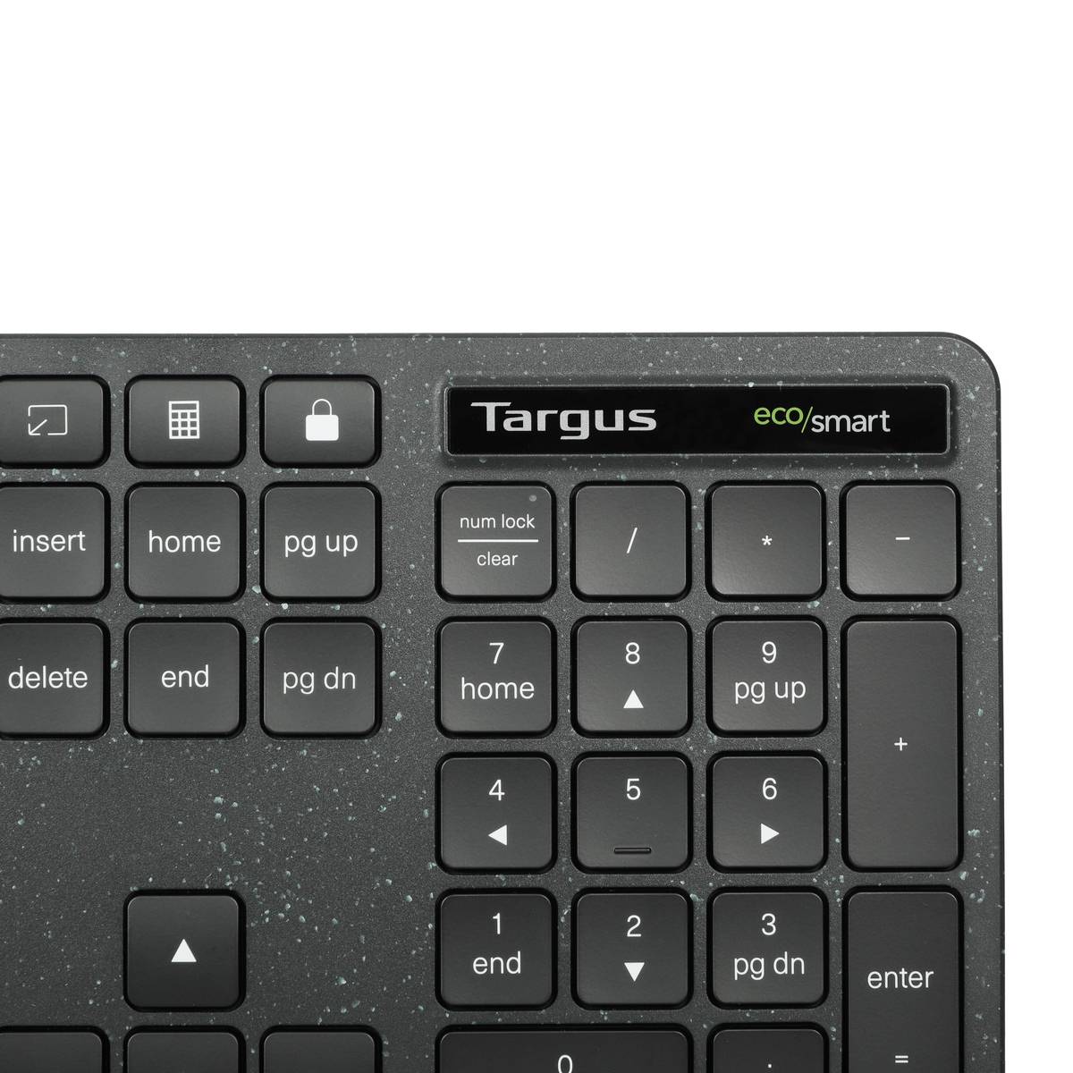 Targus EcoSmart™ Funk, Bluetooth® Tastatur Englisch, QWERTY Schwarz