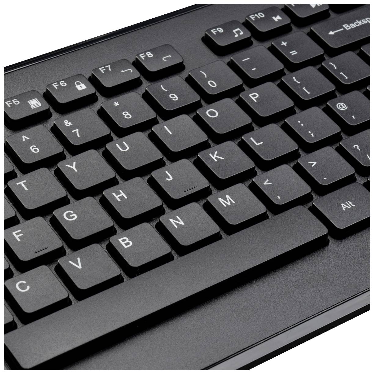 Targus AKM610UK Funk Tastatur, Maus-Set Englisch, QWERTY Schwarz