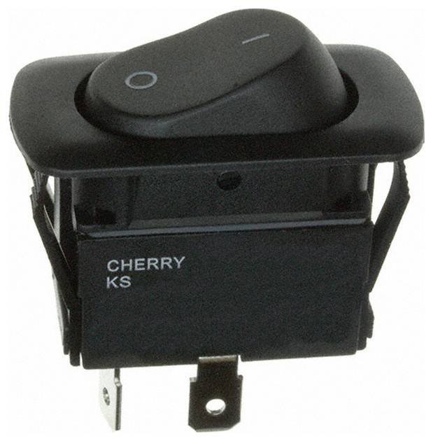 Ein schwarzer Wipenschalter mit der Aufschrift „CHERRY KS