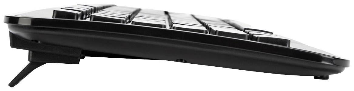 Targus AKM610FR Funk Tastatur, Maus-Set Französisch, AZERTY Schwarz