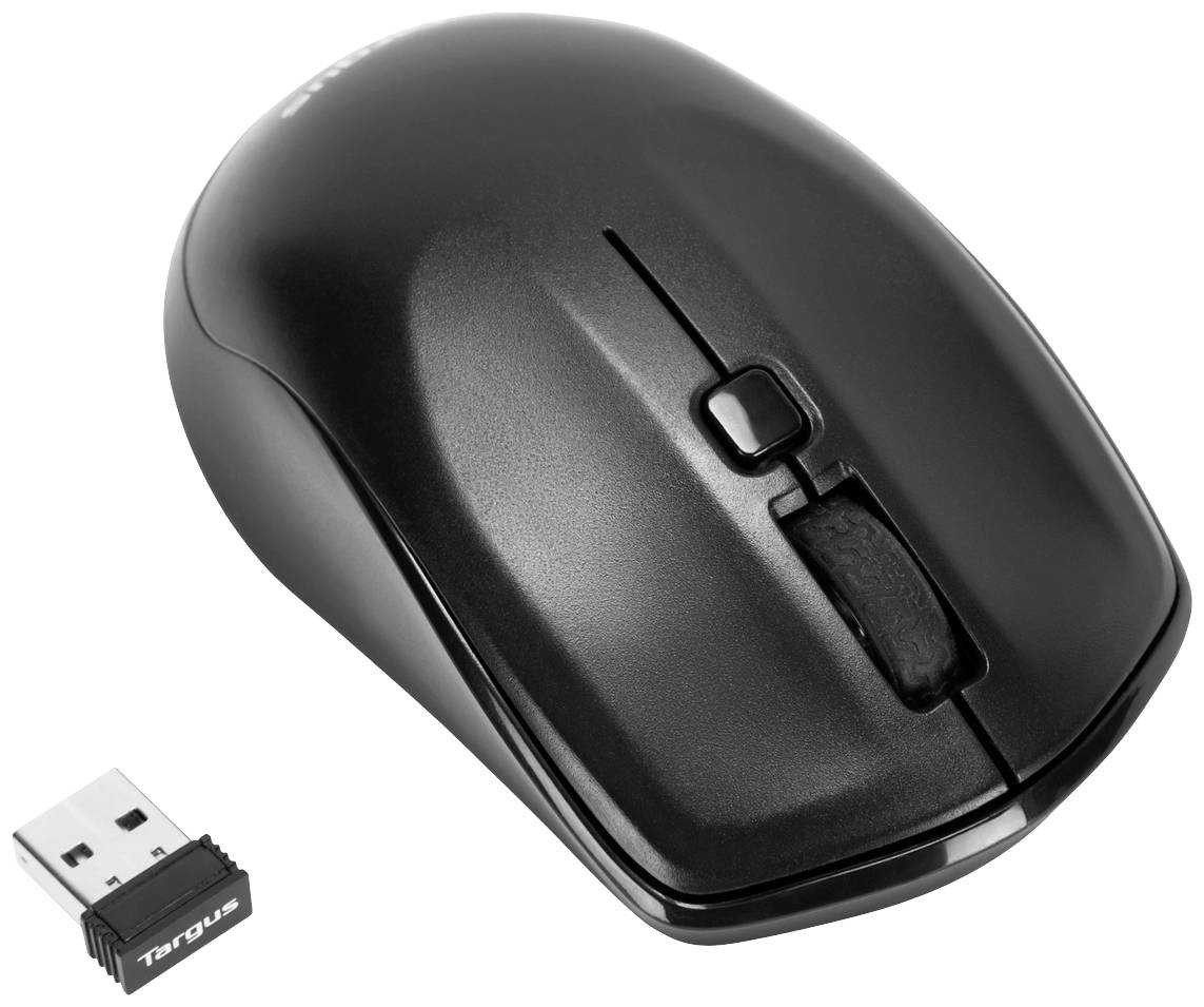 Targus AKM610FR Funk Tastatur, Maus-Set Französisch, AZERTY Schwarz