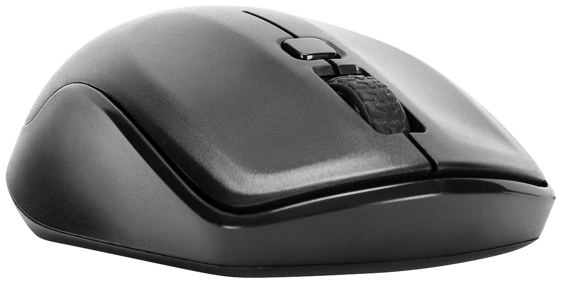 Targus AKM610FR Funk Tastatur, Maus-Set Französisch, AZERTY Schwarz