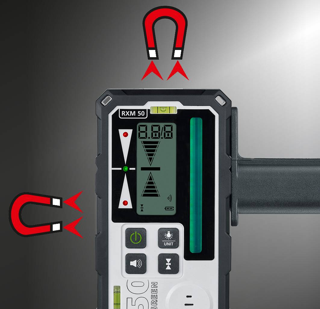 Laserliner 033.70A Laserempfänger für Linienlaser Passend für (Marke-Nivelliergeräte) Laserliner