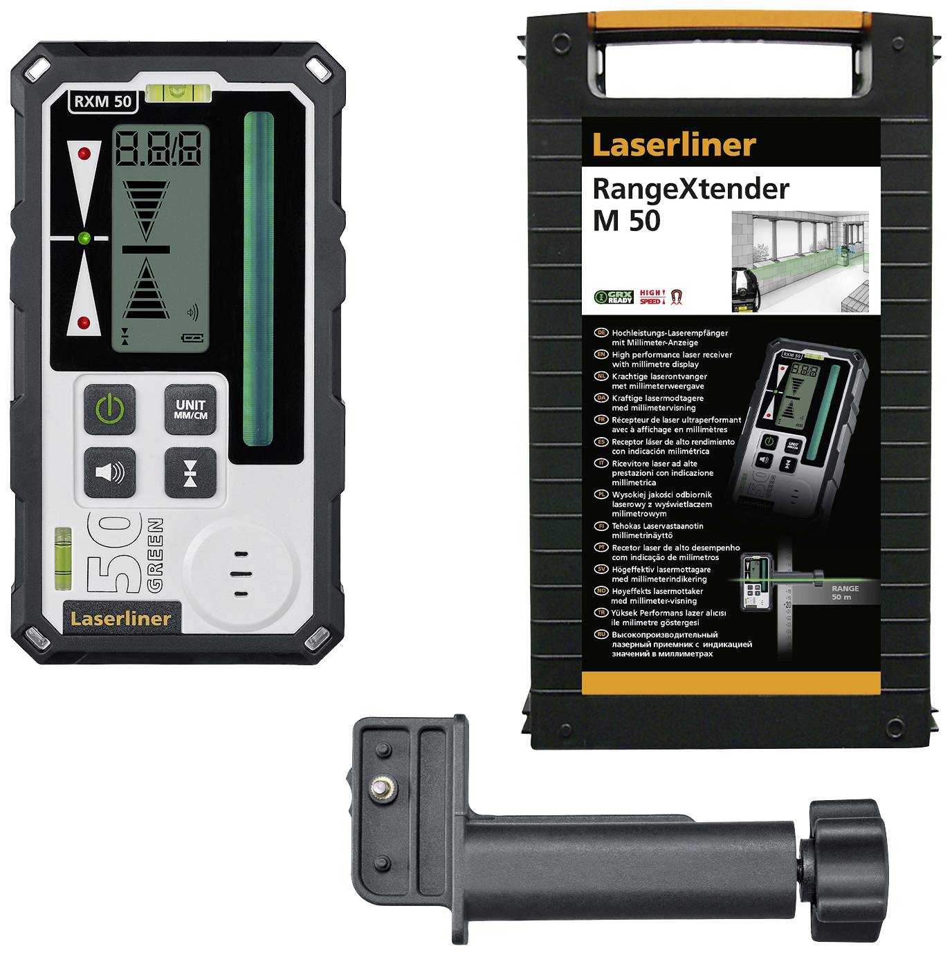 Laserliner 033.70A Laserempfänger für Linienlaser Passend für (Marke-Nivelliergeräte) Laserliner