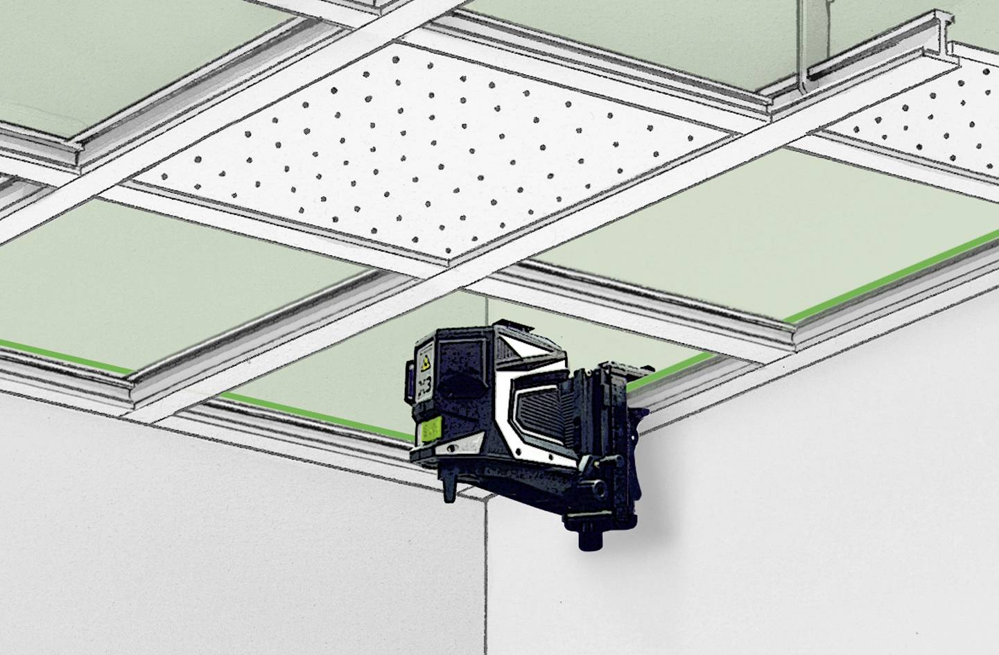 Laserliner 036.24 Magnethalterung 1/4" Passend für (Marke-Nivelliergeräte) Laserliner