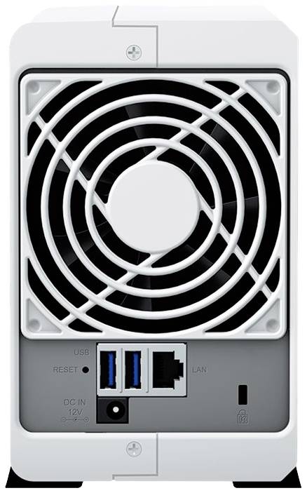 Synology DiskStation DS223J NAS-Server Gehäuse 0GB 2 Bay Ein-/Ausschalter, 3x USB 3.2 Gen 1 HUB (USB 3.0), RAID-fähig DS223J