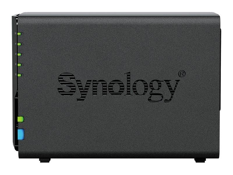 Synology DiskStation DS224+ NAS-Server Gehäuse 0 GB 2 Bay 2x USB 3.2 Gen 1 HUB (USB 3.0), Ein-/Ausschalter, RAID-fähig DS224+