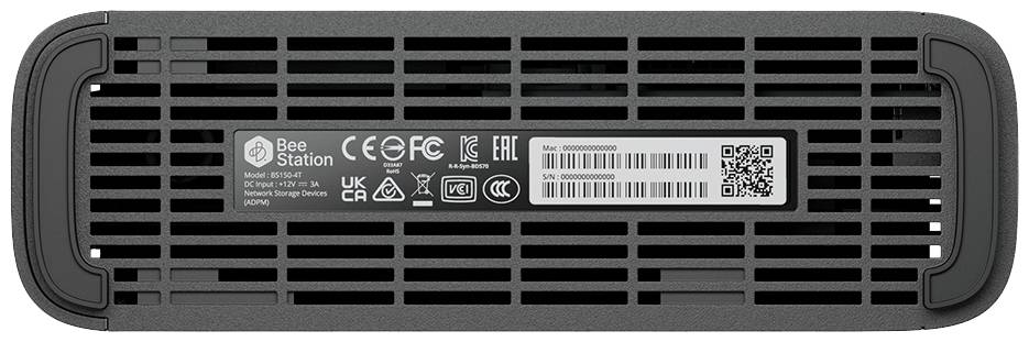Synology BeeStation NAS-Server 4TB Wiederherstellung nach Stromausfall, Externe Stromversorgung BST150-4T
