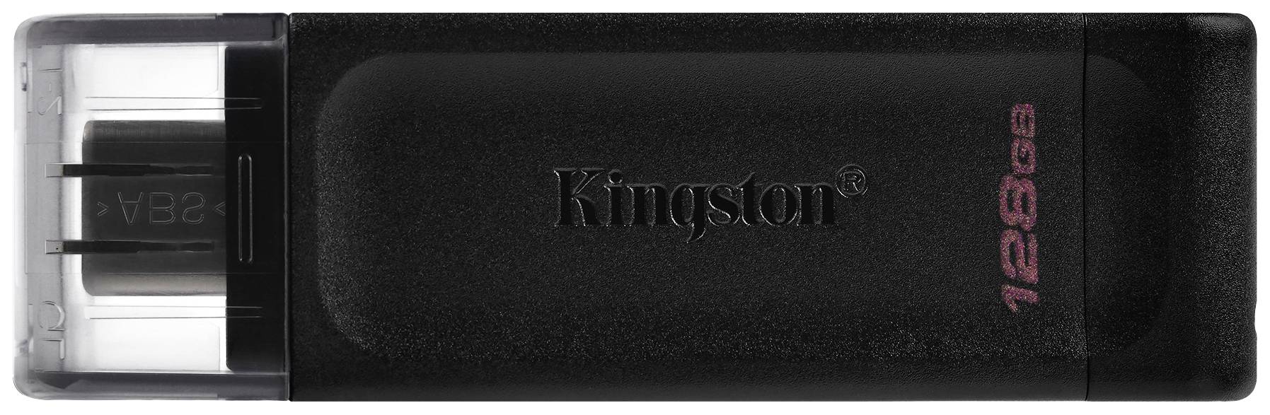 Kingston DataTraveler 70 USB-Stick Retail 128GB Schwarz DT70/128GB USB-C®
