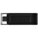 Kingston DataTraveler 70 USB-Stick Retail 64GB Schwarz DT70/64GB USB-C® Kingston DataTraveler 70 USB-Stick Retail 64GB Schwarz DT70/64GB USB-C®
