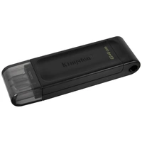Kingston DataTraveler 70 USB-Stick Retail 64GB Schwarz DT70/64GB USB-C® Kingston DataTraveler 70 USB-Stick Retail 64GB Schwarz DT70/64GB USB-C®