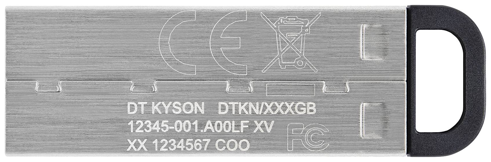 Kingston DataTraveler Kyson USB-Stick Retail 64GB Silber DTKN/64GB USB-A (USB 3.2 Gen 1)