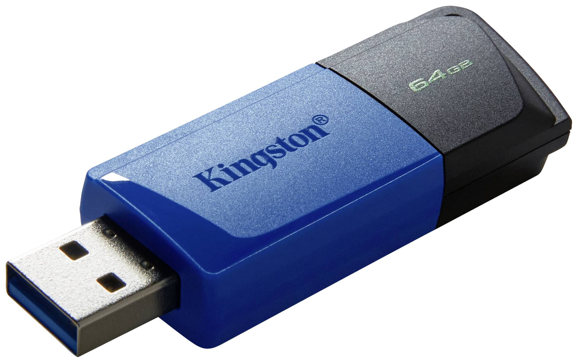 Kingston DataTraveler Exodia M USB-Stick Retail 64GB Schwarz/Blau DTXM/64GB-2P USB-A (USB 3.2 Gen 1)