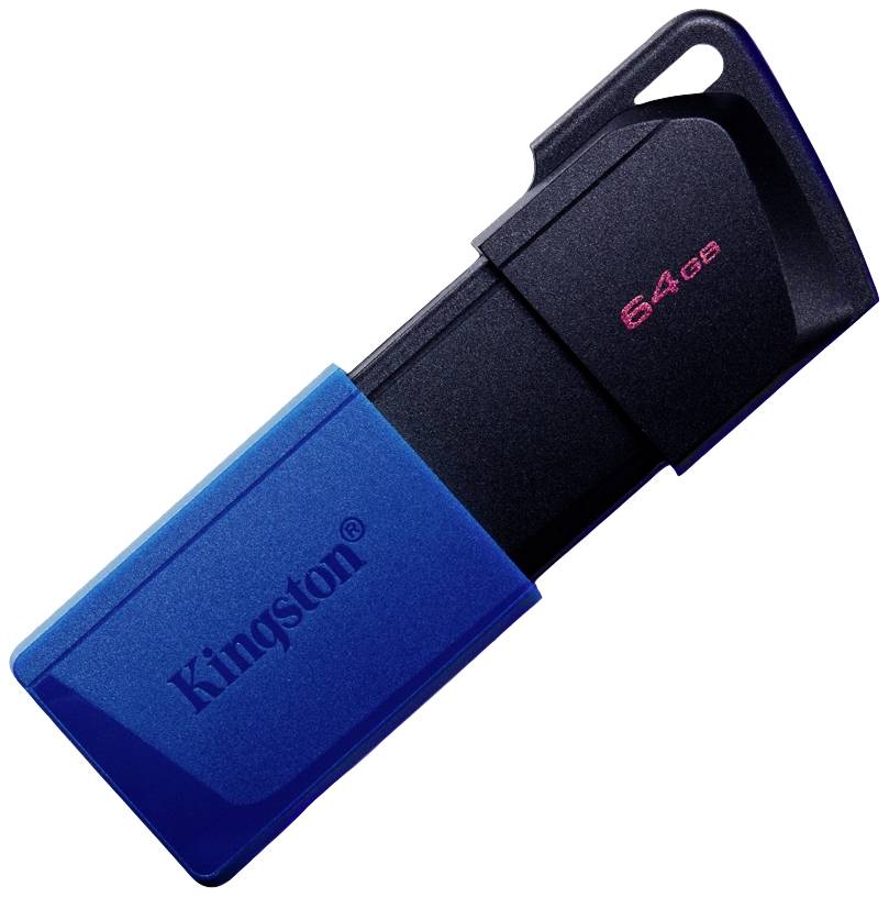 Kingston DataTraveler Exodia M USB-Stick Retail 64 GB Schwarz/Blau DTXM/64GB USB-A (USB 3.2 Gen 1)