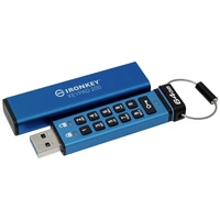 Kingston IronKey Keypad 200 USB-Stick Retail 64GB Blau IKKP200/64GB USB-A (USB 3.2 Gen 1) Kingston IronKey Keypad 200 USB-Stick Retail 64GB Blau IKKP200/64GB USB-A (USB 3.2 Gen 1)