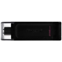 Kingston DataTraveler 70 USB-Stick Retail 256GB Schwarz DT70/256GB USB-C® Kingston DataTraveler 70 USB-Stick Retail 256GB Schwarz DT70/256GB USB-C®