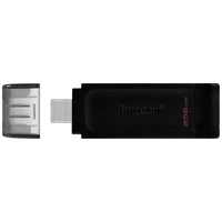 Kingston DataTraveler 70 USB-Stick Retail 256GB Schwarz DT70/256GB USB-C® Kingston DataTraveler 70 USB-Stick Retail 256GB Schwarz DT70/256GB USB-C®
