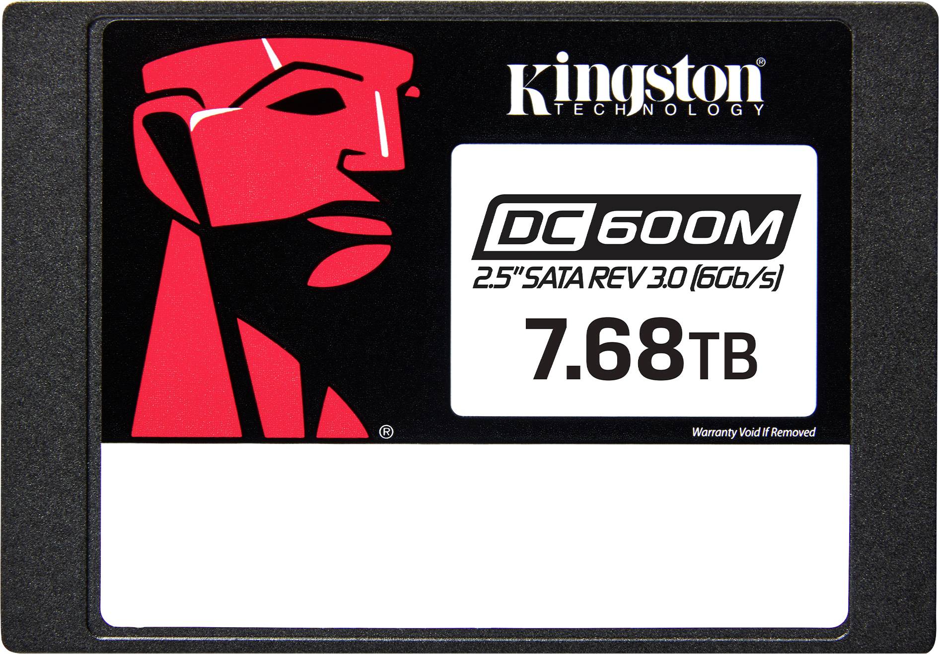 Kingston 7.68TB Interne SATA SSD 6.35cm (2.5 Zoll) SATA III Retail SEDC600M/7680G