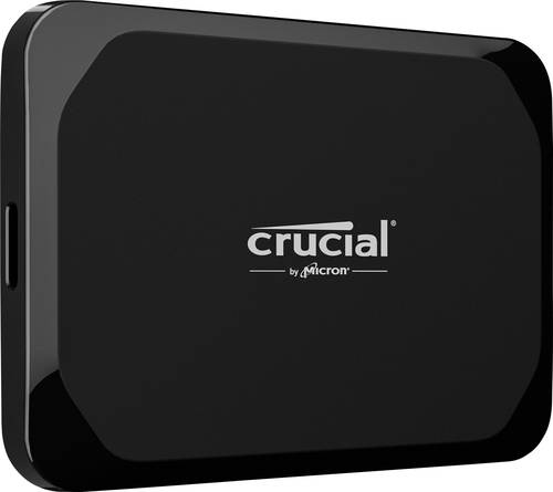 Crucial 4TB Externe SSD USB-C®, USB-A (USB 3.2 Gen 2) Schwarz CT4000X9SSD9