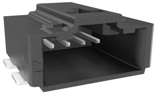 Ein Metallscharnier-Schalter mit Federmechanismus und angeschlossenen Anschlussdrähten. Der Schalter zeigt Spezifikationen für die elektrische Verwendung an.