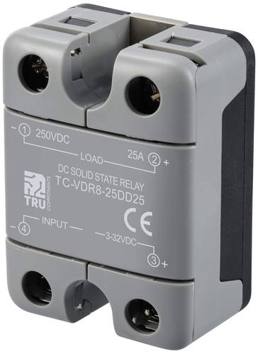 TRU COMPONENTS Halbleiterrelais TC-12705368 25 A Schaltspannung (max.): 250 V/DC Gleichstromschaltu