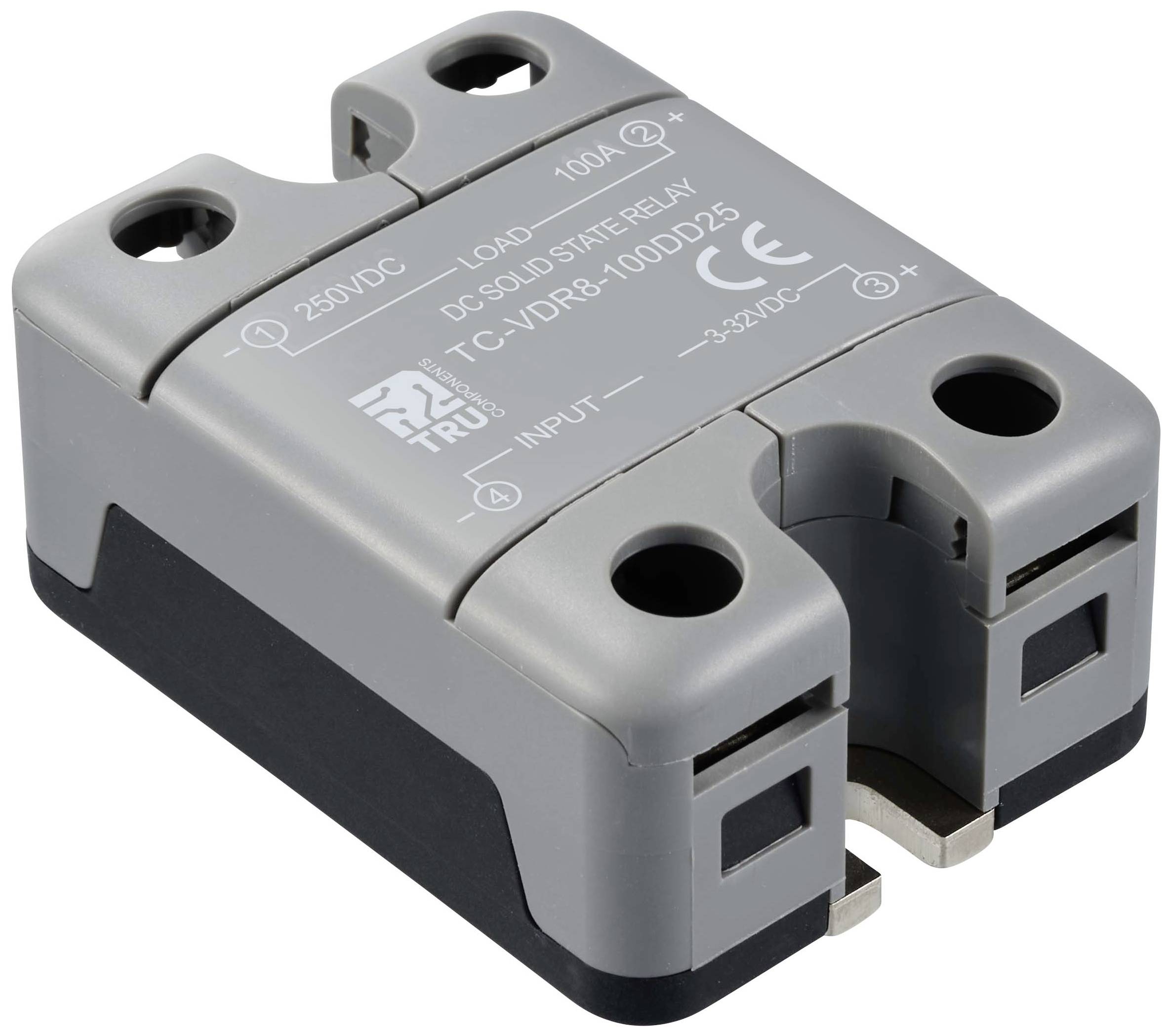 TRU COMPONENTS Halbleiterrelais TC-12705376 100A Schaltspannung (max.): 250 V/DC Gleichstromschaltung 1St.