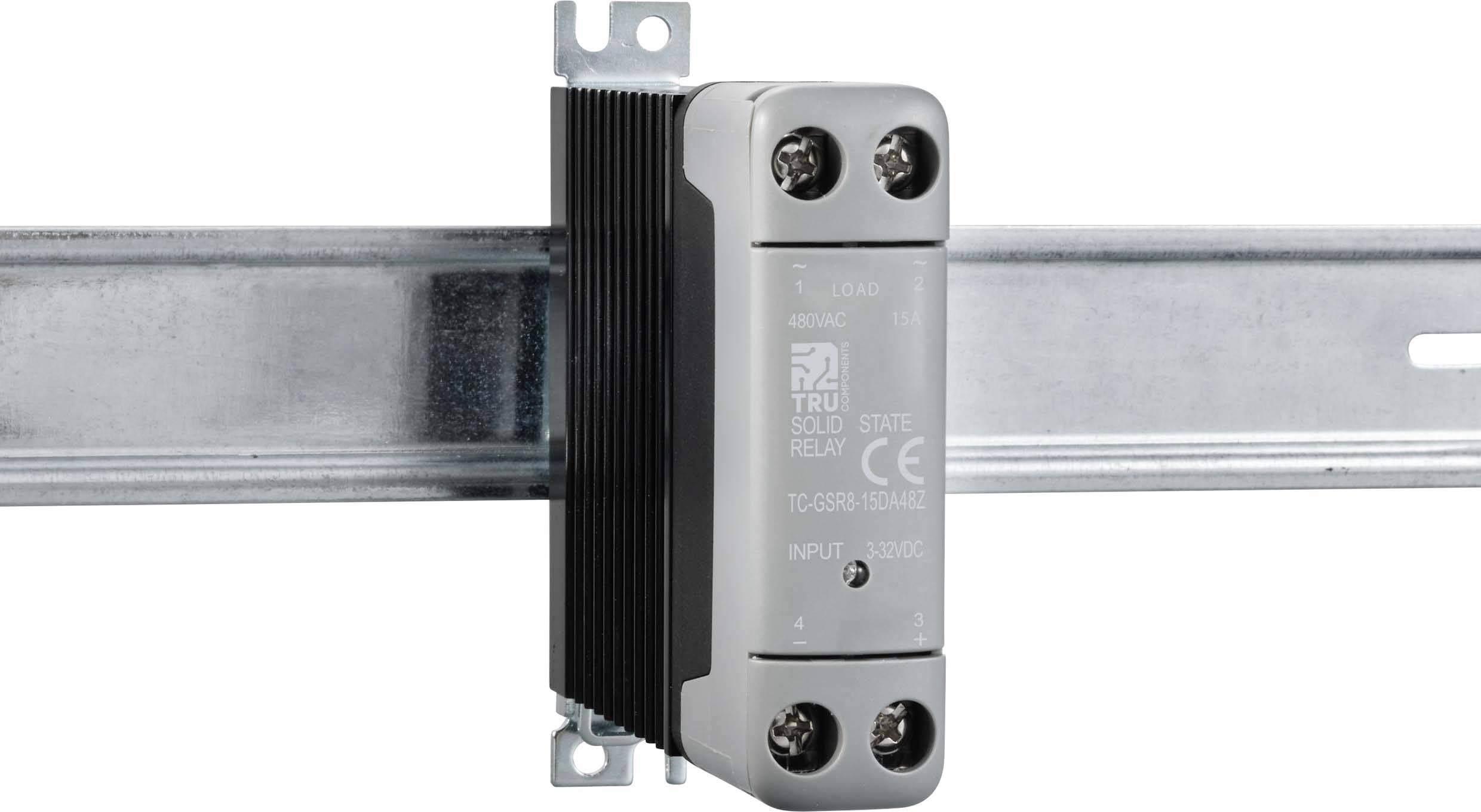 TRU COMPONENTS Halbleiterrelais TC-12705380 15A Schaltspannung (max.): 480 V/AC Nullspannungsschaltend 1St.