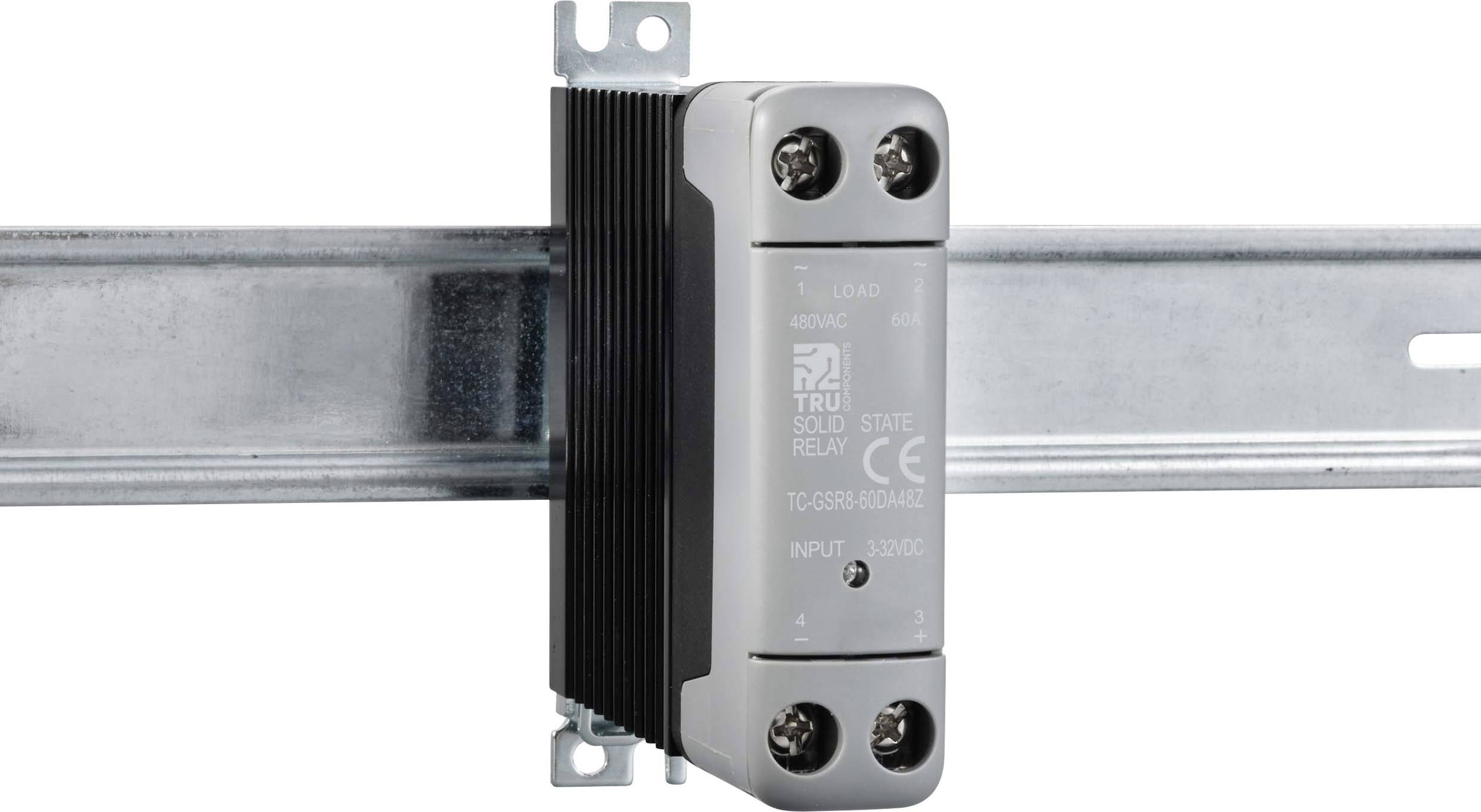 TRU COMPONENTS Halbleiterrelais TC-12705392 60A Schaltspannung (max.): 480 V/AC Nullspannungsschaltend 1St.