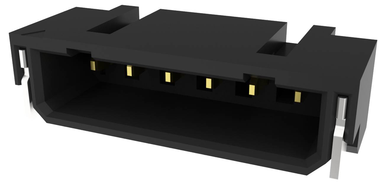 Micro-USB-B-Buchse mit Innenansicht der Kontaktanordnung mit vergoldeten Kontaktstiften. Wird für Ladevorgänge und Datenübertragung auf verschiedenen Geräten verwendet.