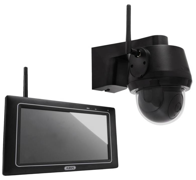ABUS EasyLook BasicSet PPDF17100 Funk-Überwachungskamera-Set 4-Kanal mit 1 Kamera 2304 x 1296 Pixel 2.4GHz