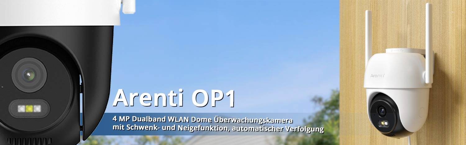 Arenti OP1 WLAN IP Überwachungskamera 2560 x 1440 Pixel