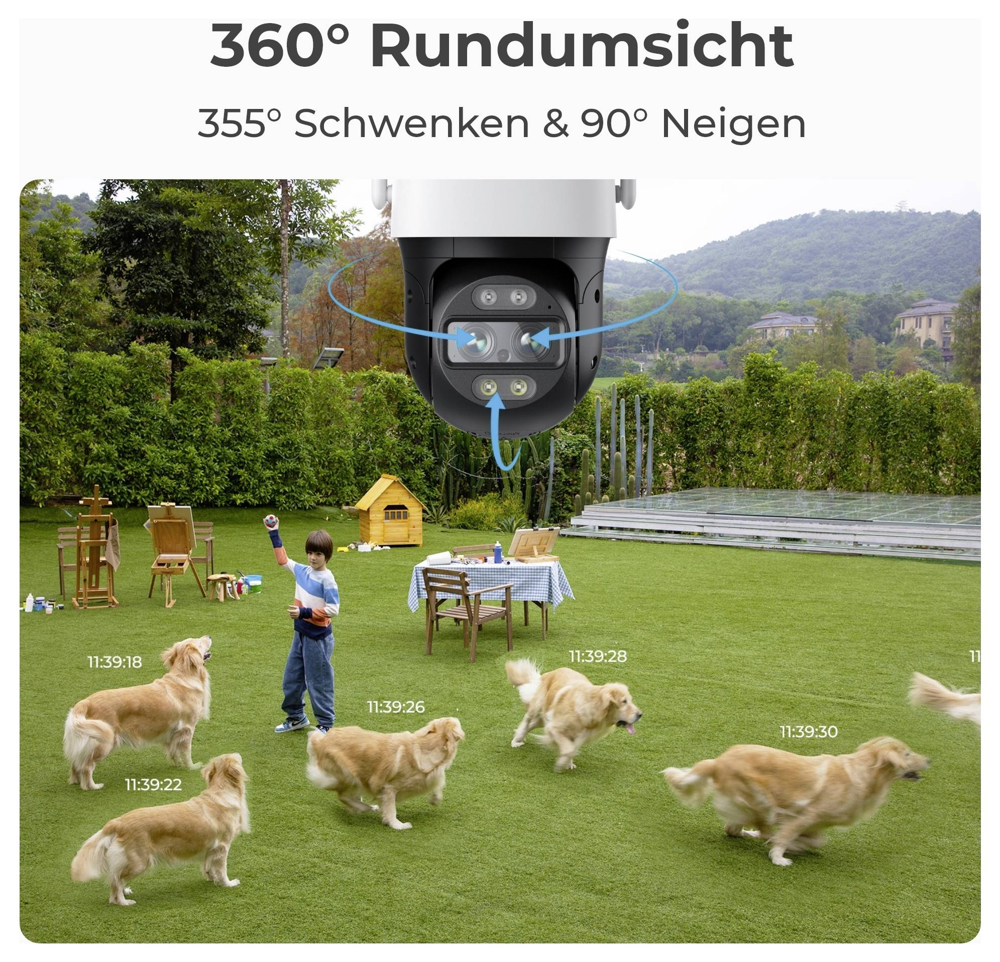 Reolink TrackMix Series P760 LAN IP Überwachungskamera 3840 x 2160 Pixel