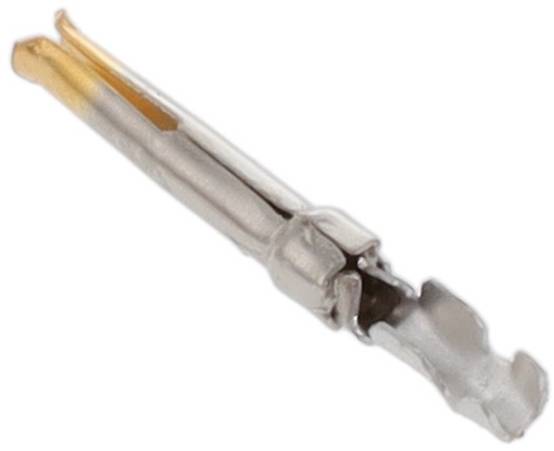 Ein schwarzer und silberner DB9-Buchsen-Stecker für die Serienübertragung mit neun Stiftkontakten und zwei Schrauben zur sicheren Befestigung.