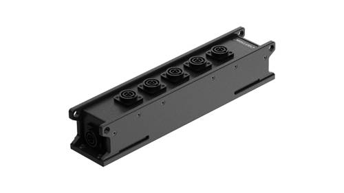 Contrik 1035598 1 Stück Steckdosen-Verteiler Schwarz