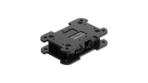 Contrik 1035597 1 Stück Steckdosen-Verteiler Schwarz