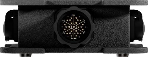 Contrik 1028858 1 Stück Steckdosen-Verteiler Schwarz