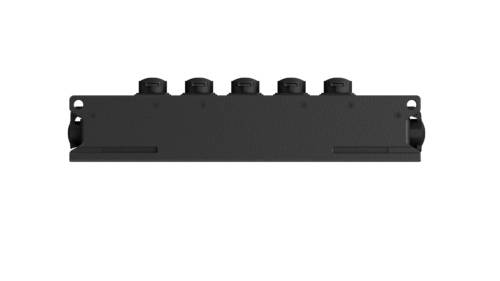 Contrik 1027453 1 Stück Steckdosen-Verteiler Schwarz